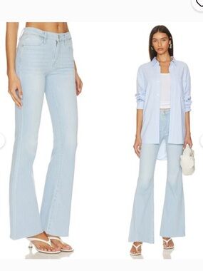 Frame Le Easy Flare light wash 23